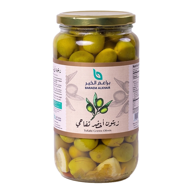 زيتون أخضر تفاحي