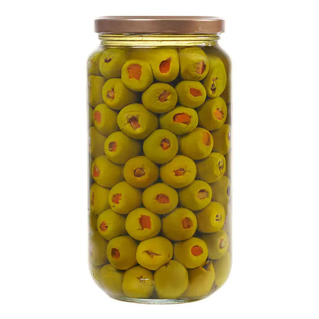 زيتون أخضر محشي جزر- 02