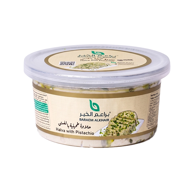 حلاوة طحينية بالفستق