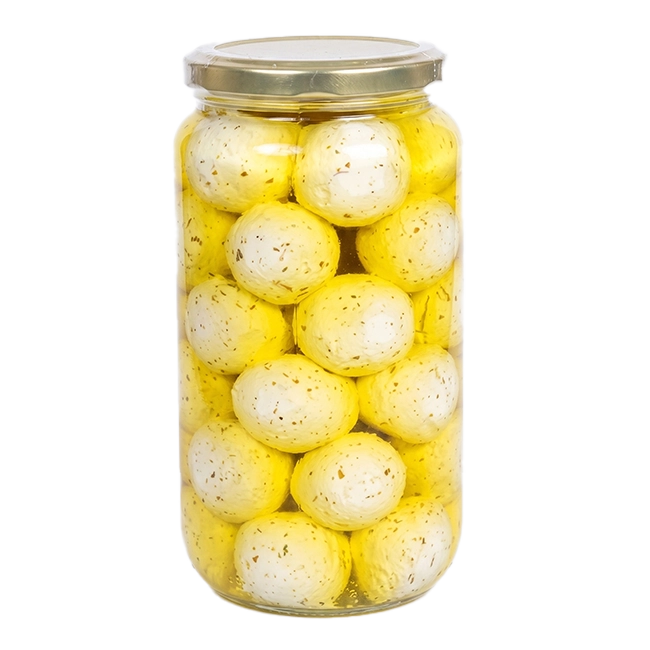 لبنة مكورة بالنعنع