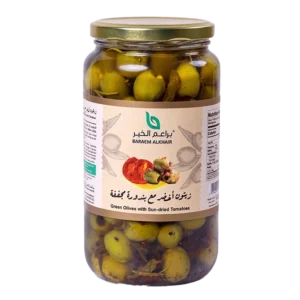 Green Olives with Sun-Dried Tomatoes