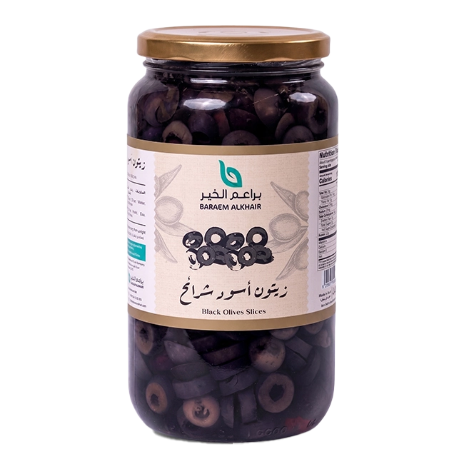 زيتون أسود شرائح